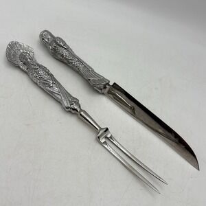 Arthur Court Turkey Carving Serving Knife & Fork